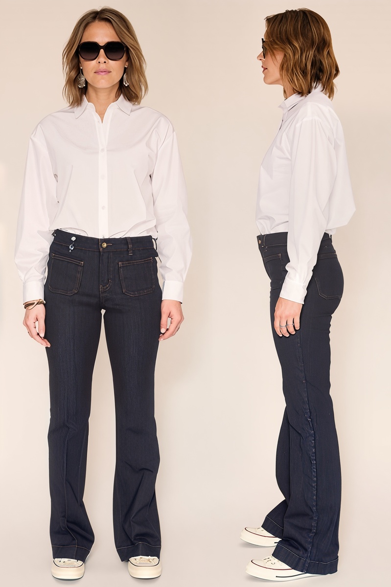 PANTALÓN BASTILLE ALABAMA COLOR AZUL OSCURO